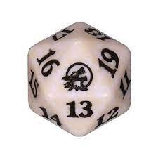 MTG Spin Down Life Counter D20 Dice Innistrad: Midnight Hunt - White